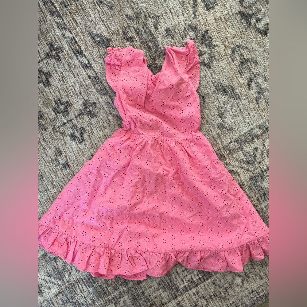 Posh Peanut Eyelet Cutout Dress
